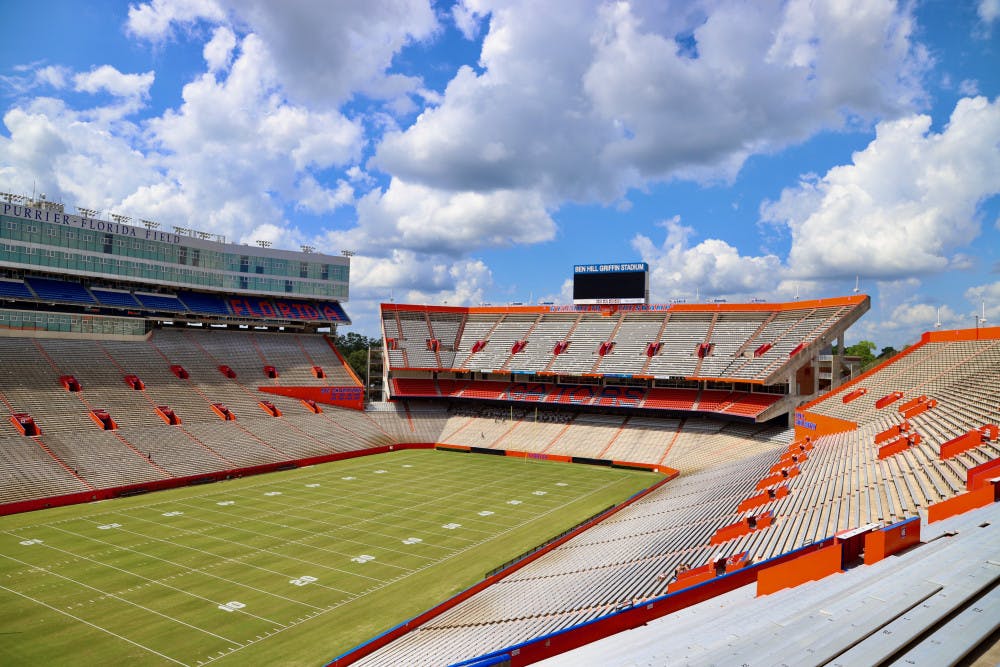 <p>Due to the COVID-19 pandemic, Ben Hill Griffin Stadium will house a maximum of 17,000 fans in 2020, as opposed to its listed capacity of more than 88,000.</p>