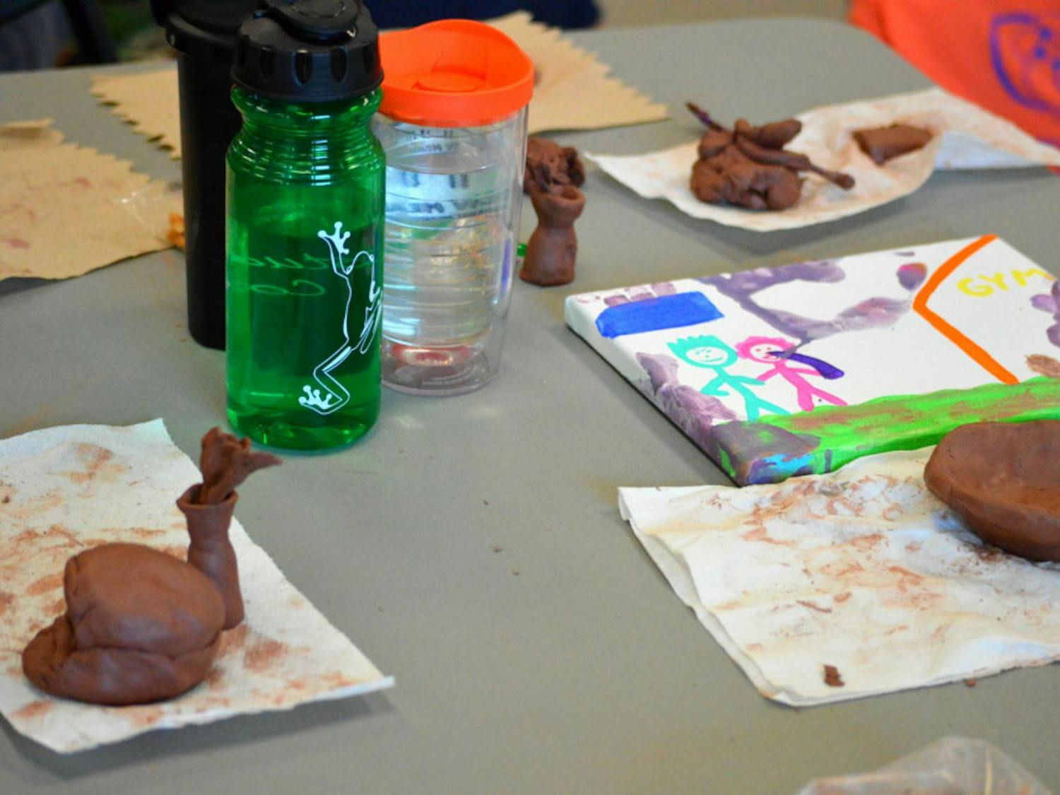 Campers at the Fear Facers Summer Camp create crafts and participate in other activities that encourage personal growth and aim to improve behaviors associated with obsessive-compulsive disorder and anxiety.
&nbsp;