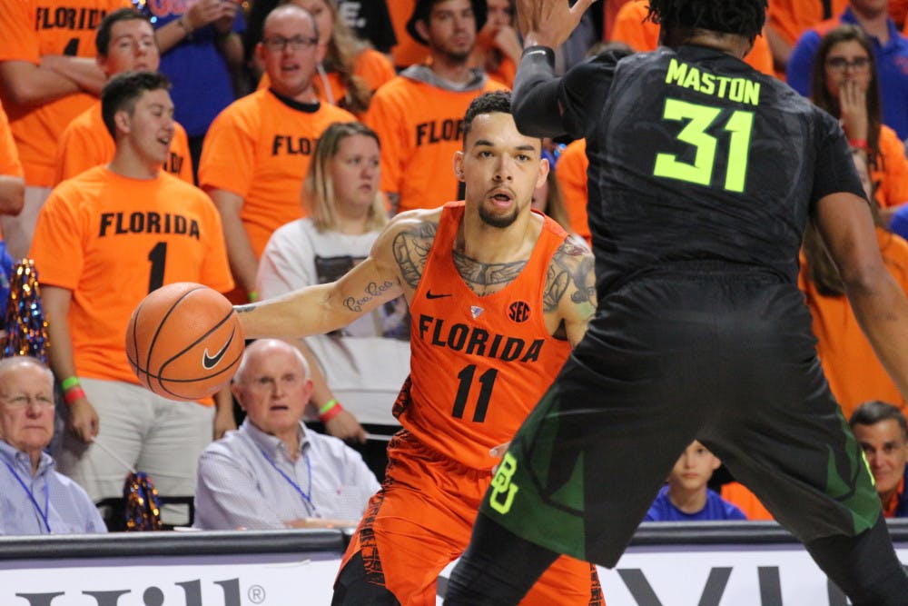 Chris Chiozza is averaging an SEC-best 6.1 assists per game, but he showed off his scoring ability against Baylor on Saturday. “When he’s scoring on top of his facilitating, then he just goes to another level,” Baylor coach Scott Drew said.