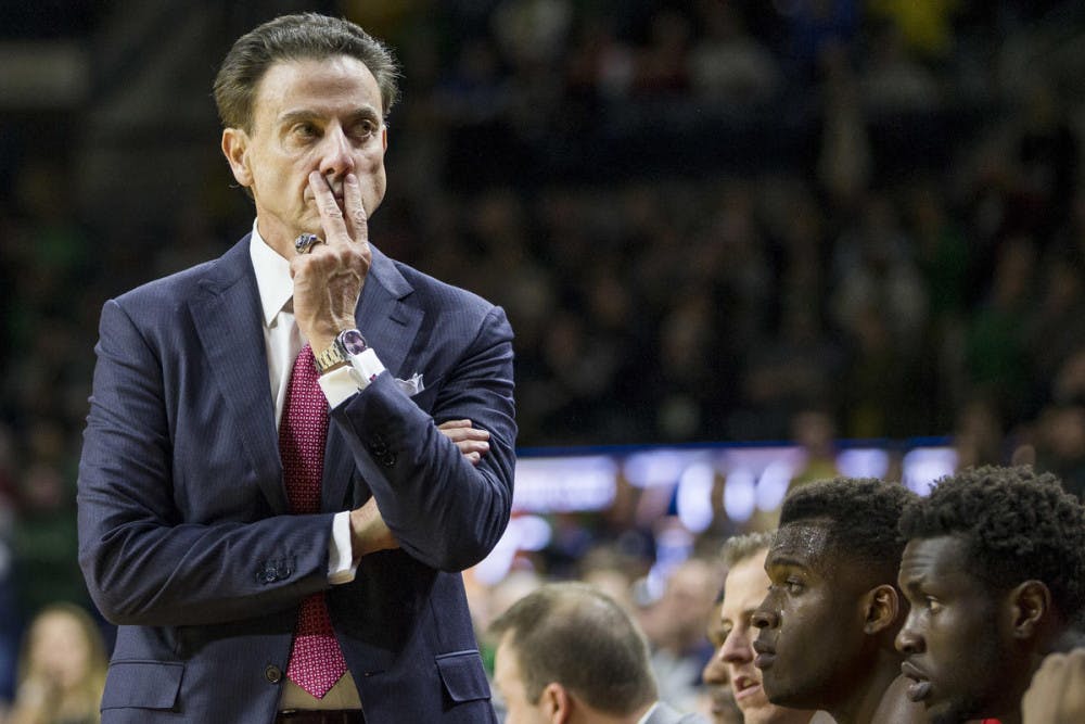 <p>Rick Pitino was fired from his head coaching job at Louisville in October following an FBI investigation into the program. </p>