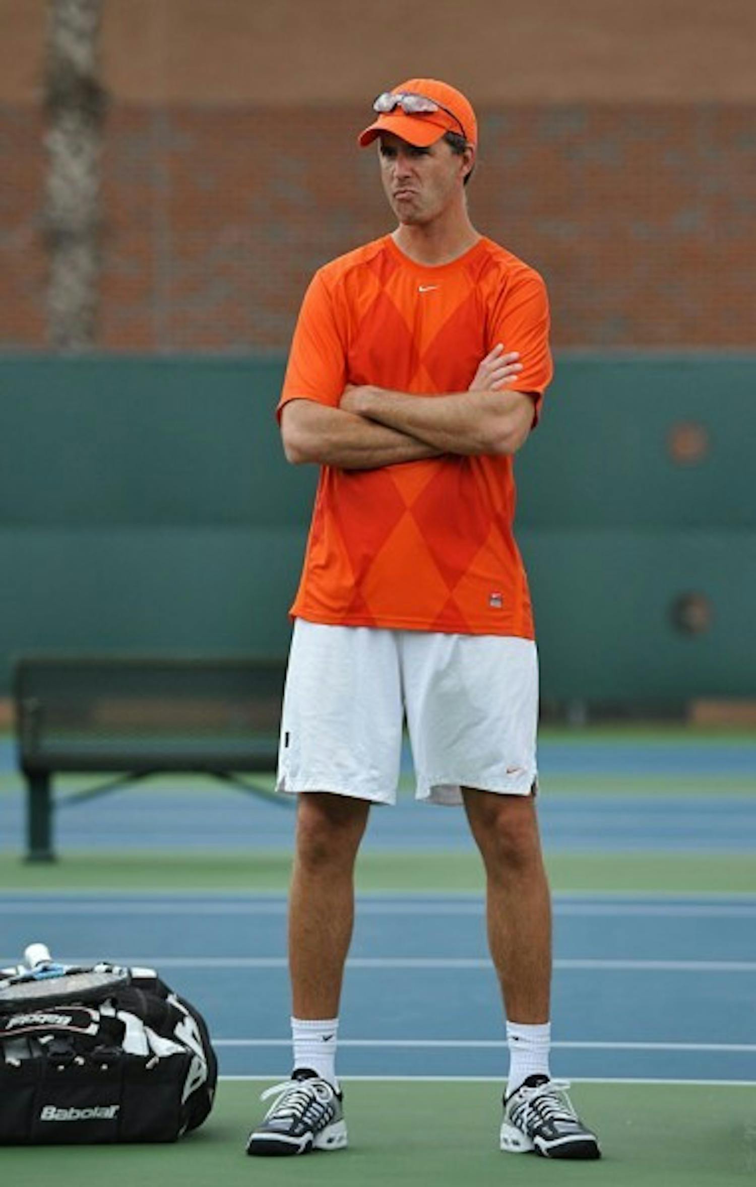 UF women's tennis coach Roland Thornqvist and the Gators were predicted to win the Southeastern Conference by the other SEC coaches.