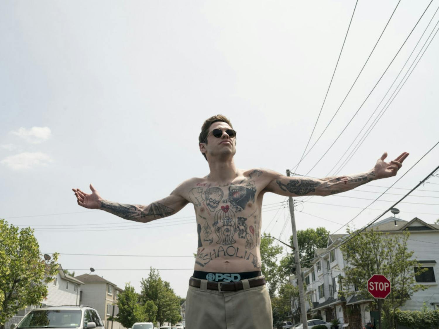 Pete Davidson as Scott Carlin in The King of Staten Island, directed by Judd Apatow.