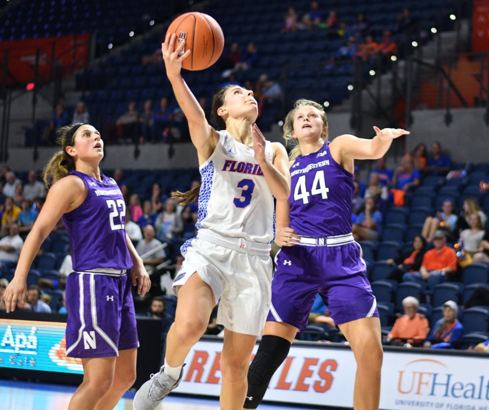 <p>Guard Funda Nakkasoglu is the SEC's second-leading scorer, and she contributed a team-high 16 points as well as two rebounds and a steal in the Gators 56-53 loss to UNLV.</p>