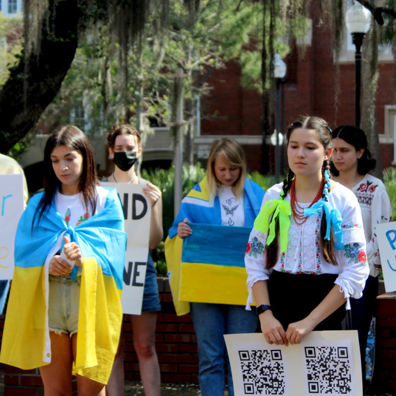 Gators gather in support of Ukraine in conflict with Russia