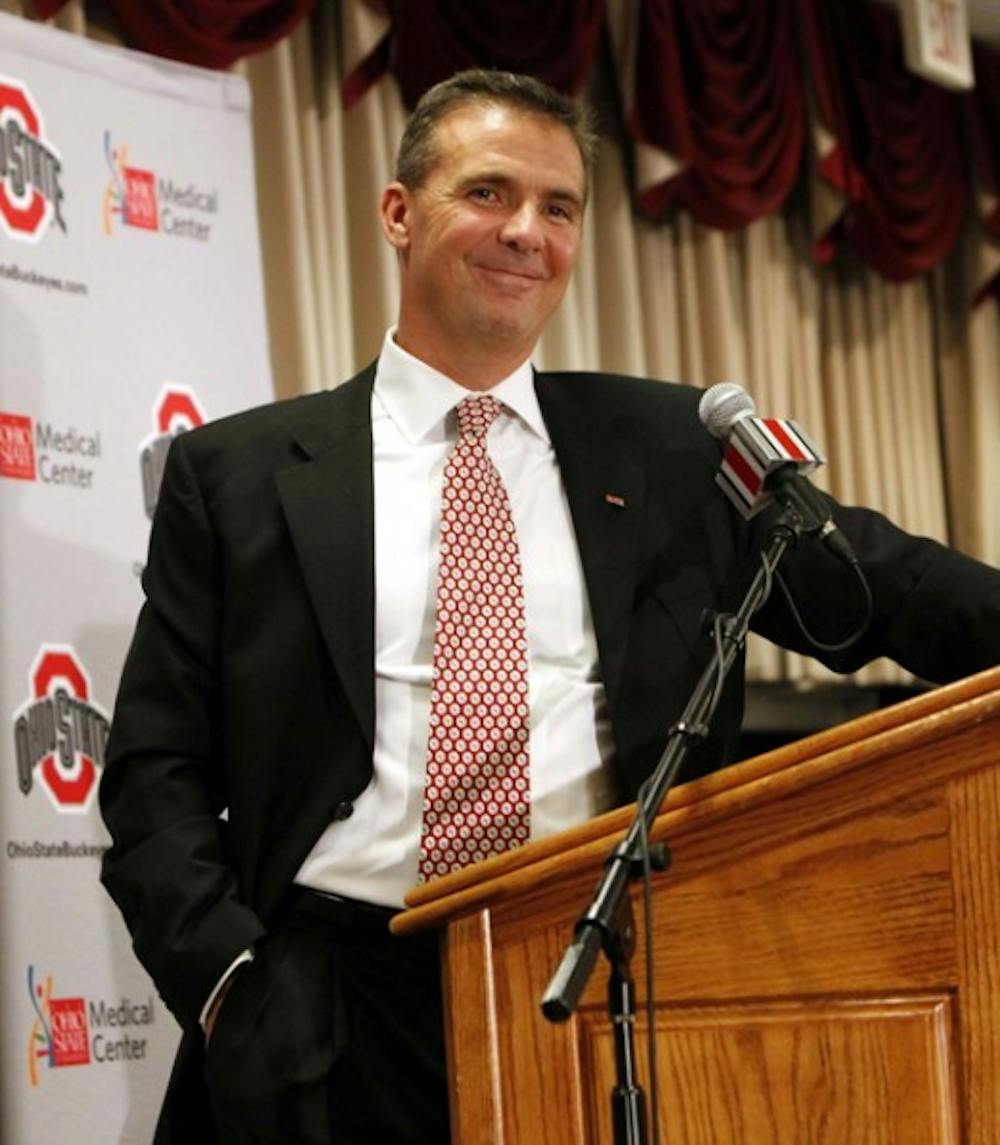 <p>After resigning last December from Florida due to health and family concerns, former coach Urban Meyer accepted the head coaching job at Ohio State on Monday.</p>