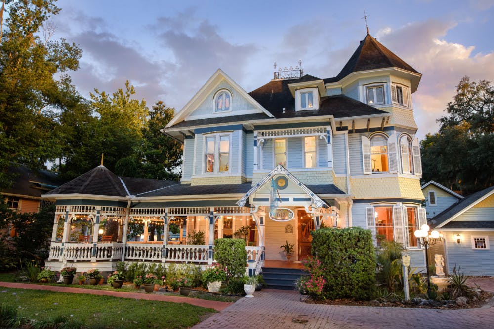 The McKenzie House is one of the two Victorian mansions featured at the Sweetwater Branch Inn.