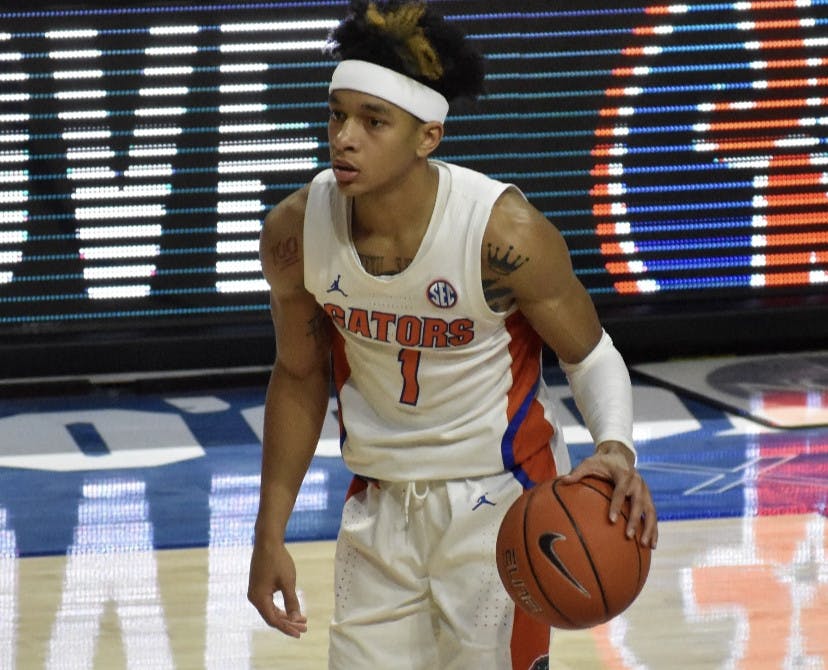 Sophomore guard Tre Mann touched on Noah Locke’s NCAA Tournament experience Wednesday. Mann has averaged 26 points in the last two games