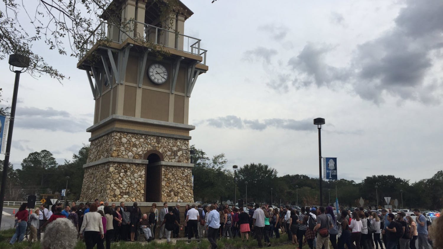 Pictured is the Santa Fe College clock tower.