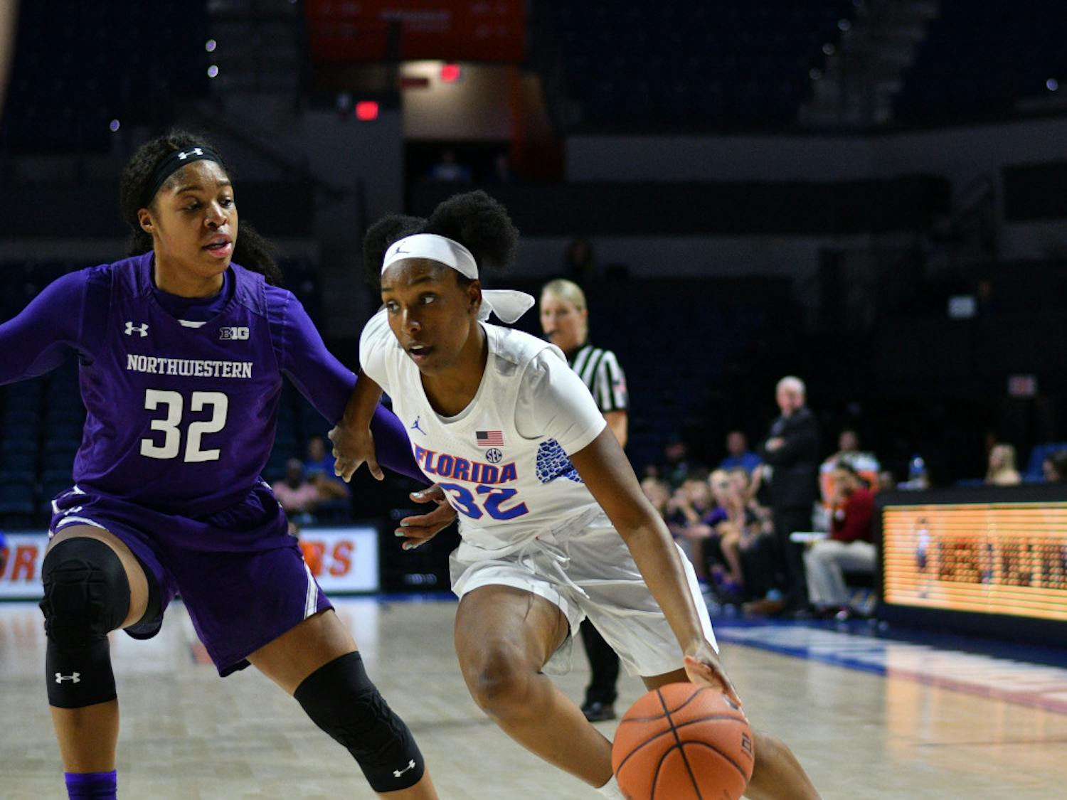 Florida guard Ariel Johnson is averaging 5.3 points per game and is second on the team with 22 three-pointers.