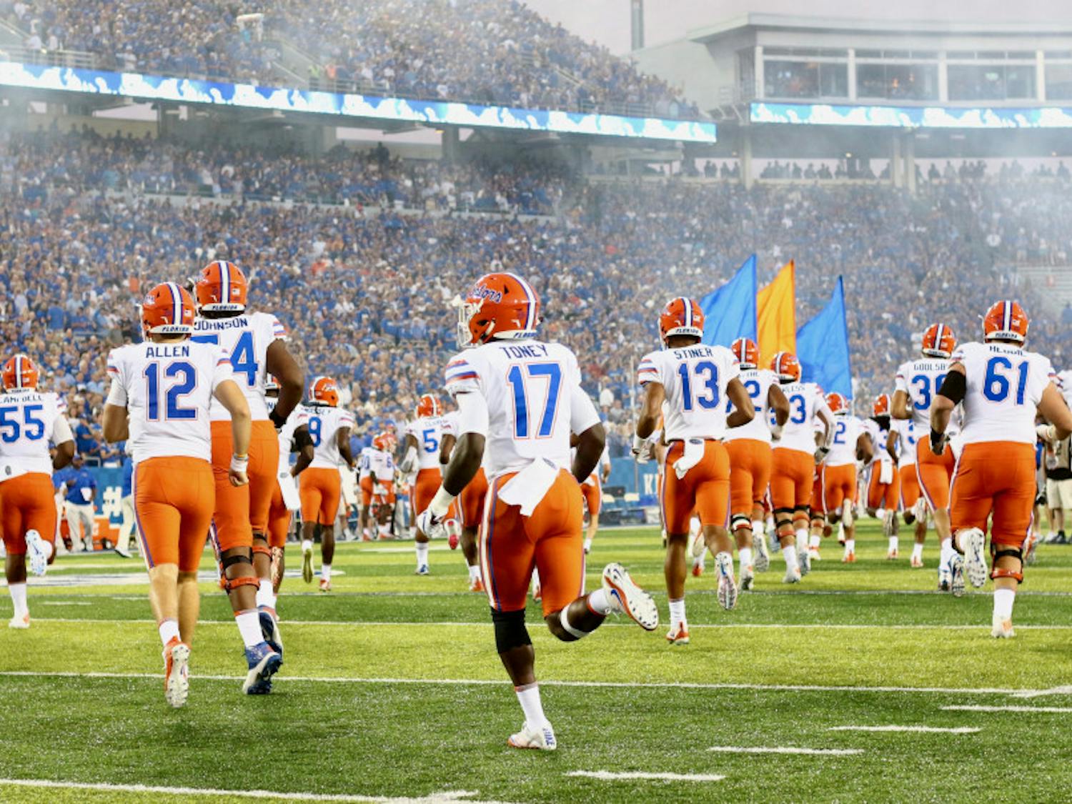 The Gators went 4-7 in 2017. 