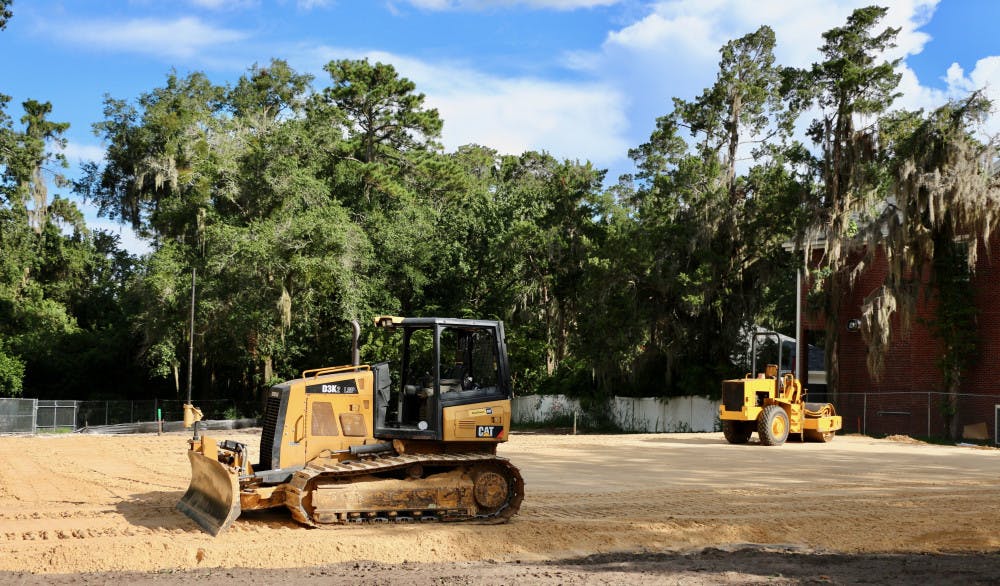 Pi Kappa Phi Fraternity at UF had its former house demolished in July. A new fraternity house will be built at the same location, 11 W. Fraternity Row.
