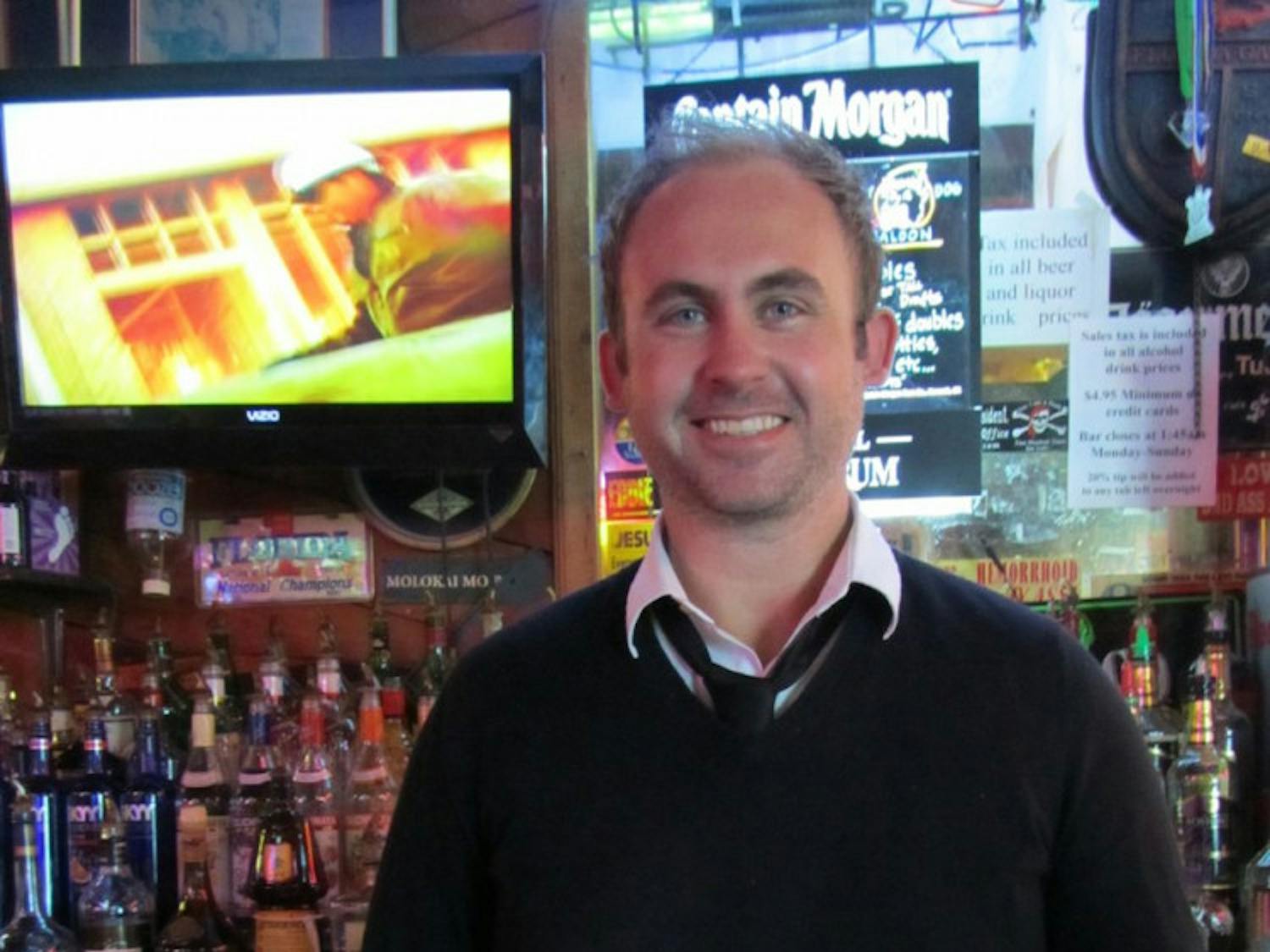 Michael Connors, manager and bartender at Salty Dog Saloon