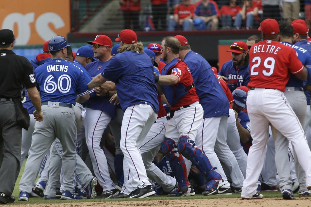 <p>Bench-clearing brawls have been one of the mainstays in Major League Baseball over the last several decades.</p>