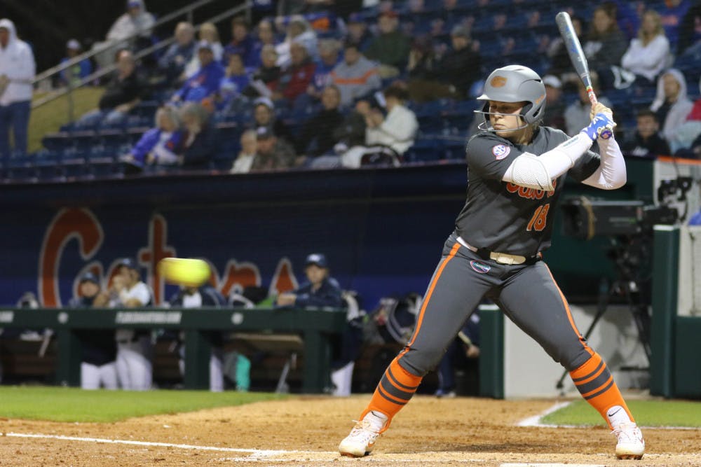 <p dir="ltr"><span>Florida outfielder/first baseman Amanda Lorenz leads the team with 17 hits.</span></p><p><span> </span></p>