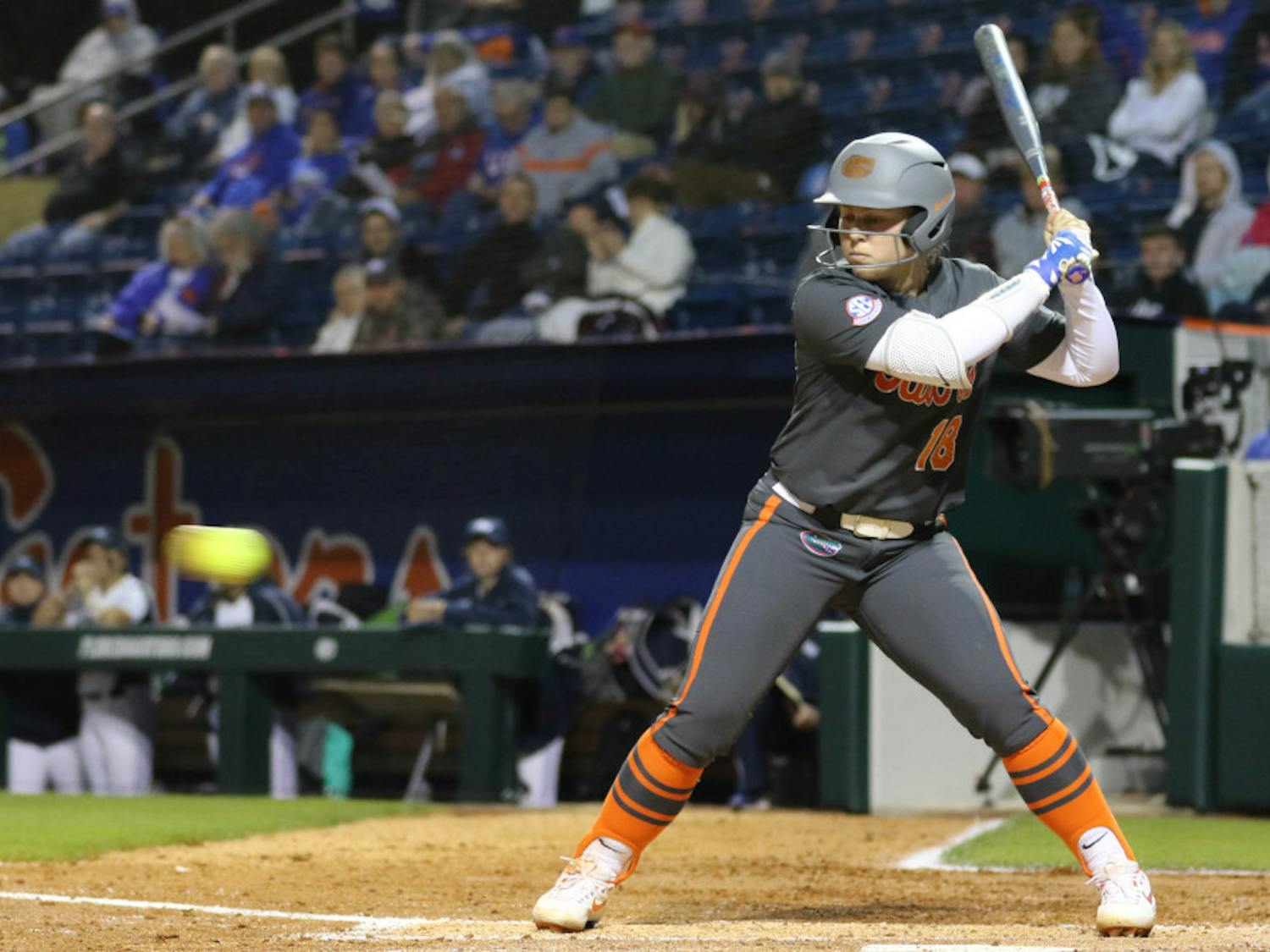 Florida outfielder/first baseman Amanda Lorenz leads the team with 17 hits. 