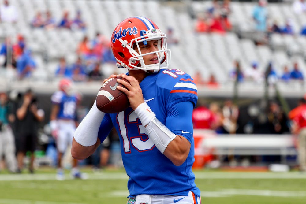 <p><span id="docs-internal-guid-7016f072-24b9-407a-7c40-6025fc426979"><span>Florida quarterback Feleipe Franks is looking to move on from a disappointing 2017 campaign.</span></span></p>