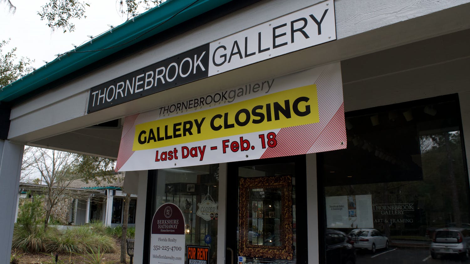 Local business owner David Arrighi is closing Thornebrook Gallery after 40 years of business. Arrighi opened Thornebrook Gallery in 1991, three weeks after he graduated from UF with a degree in printmaking.