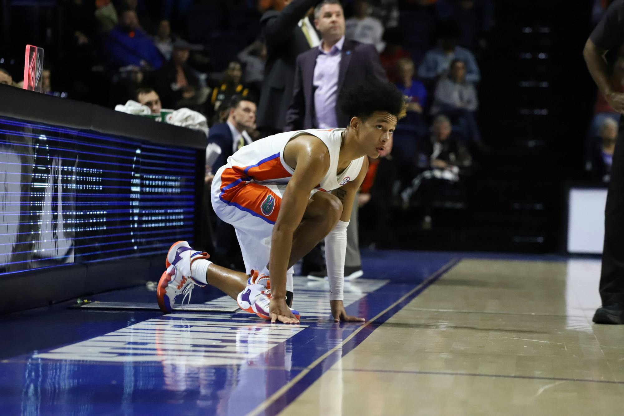 Sophomore Tre Mann’s (pictured) development has been a key part of Florida’s NCAA Tournament push