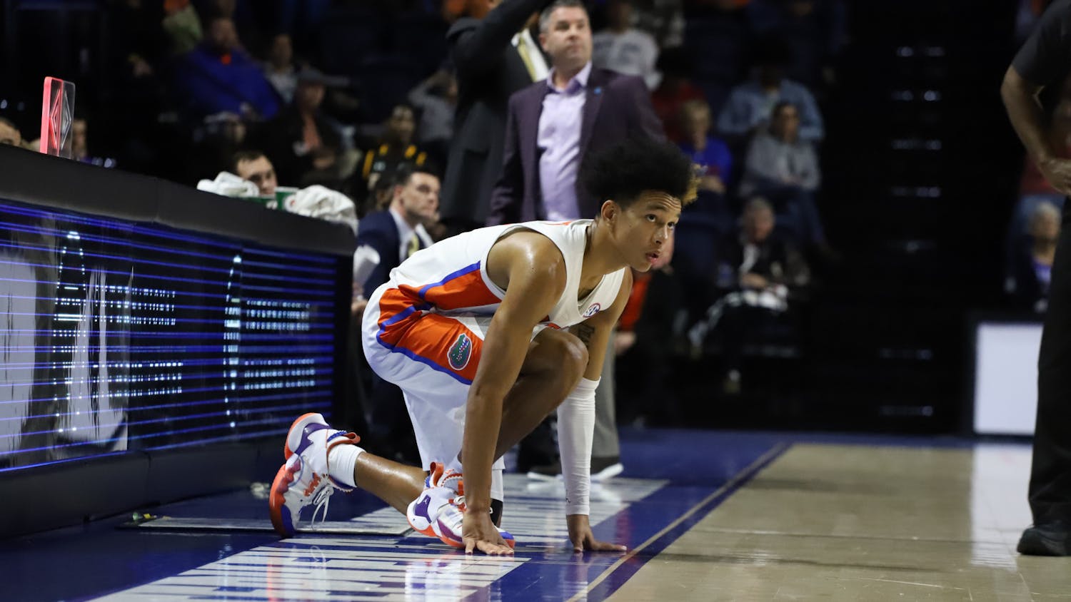 Sophomore Tre Mann’s (pictured) development has been a key part of Florida’s NCAA Tournament push