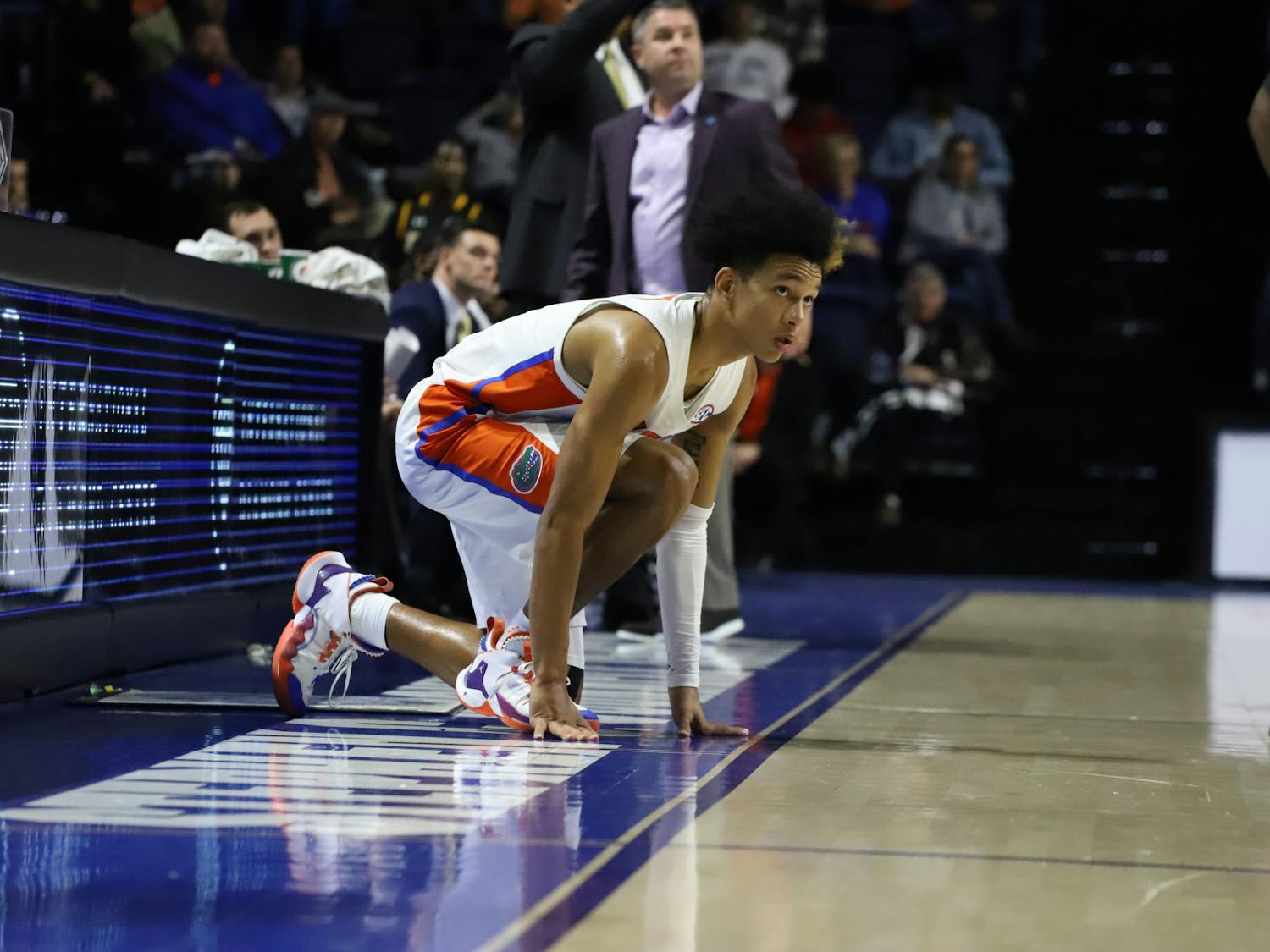 Sophomore Tre Mann’s (pictured) development has been a key part of Florida’s NCAA Tournament push