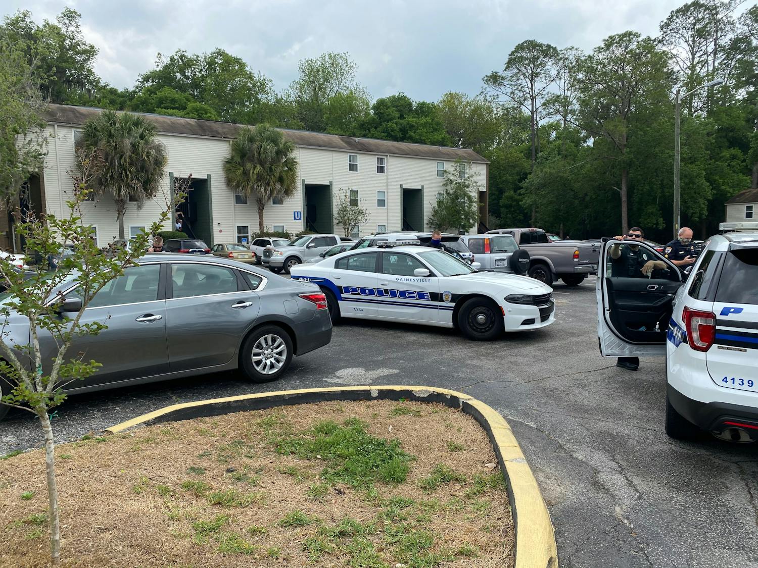 Police were called to the Bivens Cove apartment complex at 12:31 p.m. on Monday.