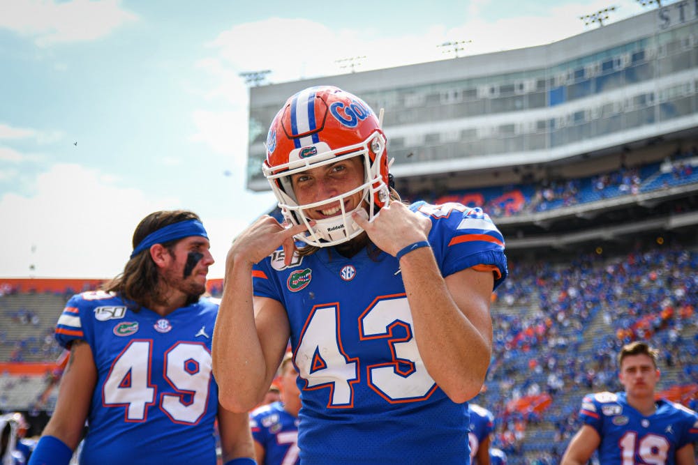<p>Tommy Townsend credits his brother (and former UF teammate) Johnny Townsend with helping him hone his craft: "(He) <span id="docs-internal-guid-994ee5d2-7fff-1740-c787-9bb06ac135ef"><span>made me so much better as a punter."</span></span></p>