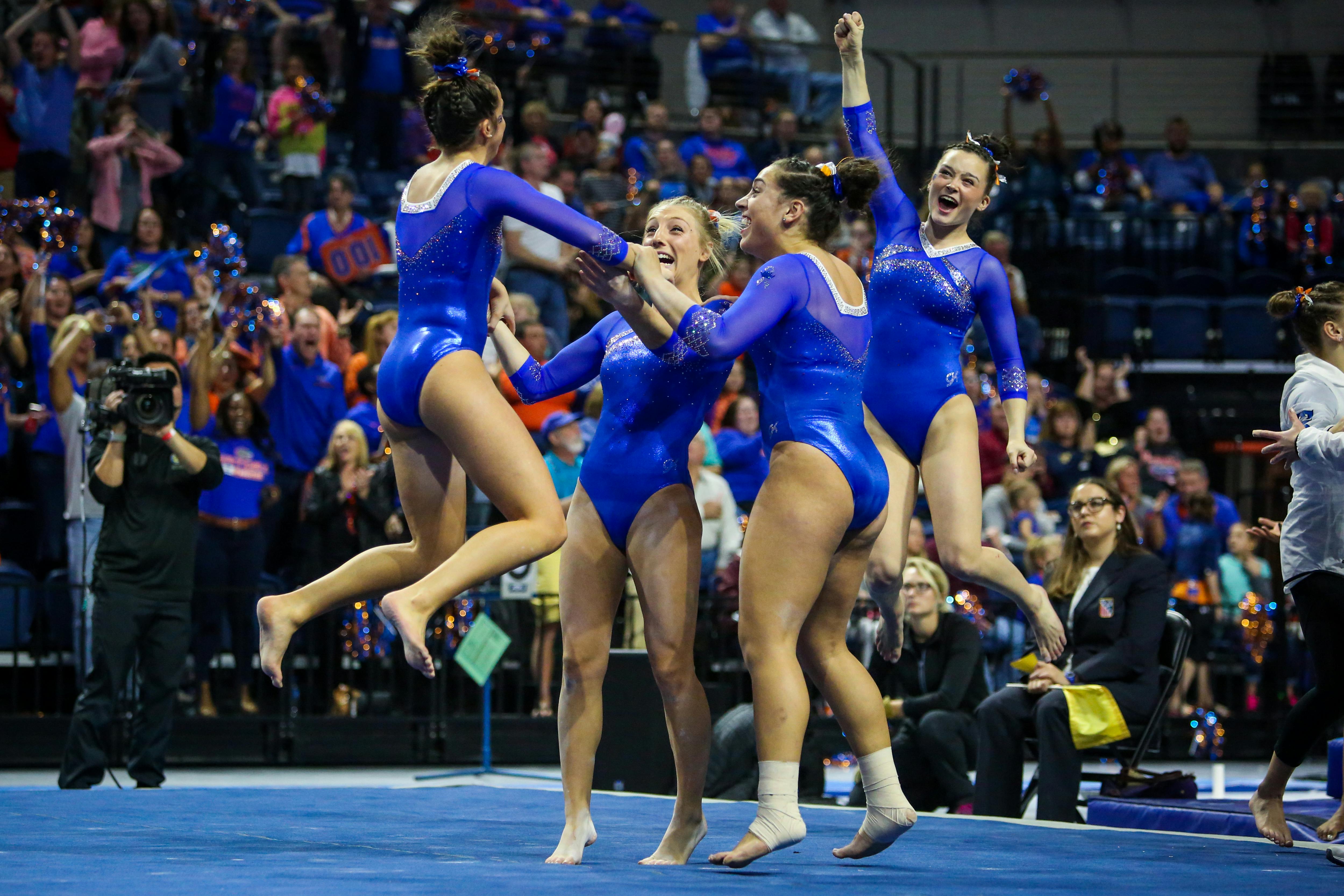Florida's gymnastics team is heading to Pennsylvania for the regional round of the NCAA Championships.