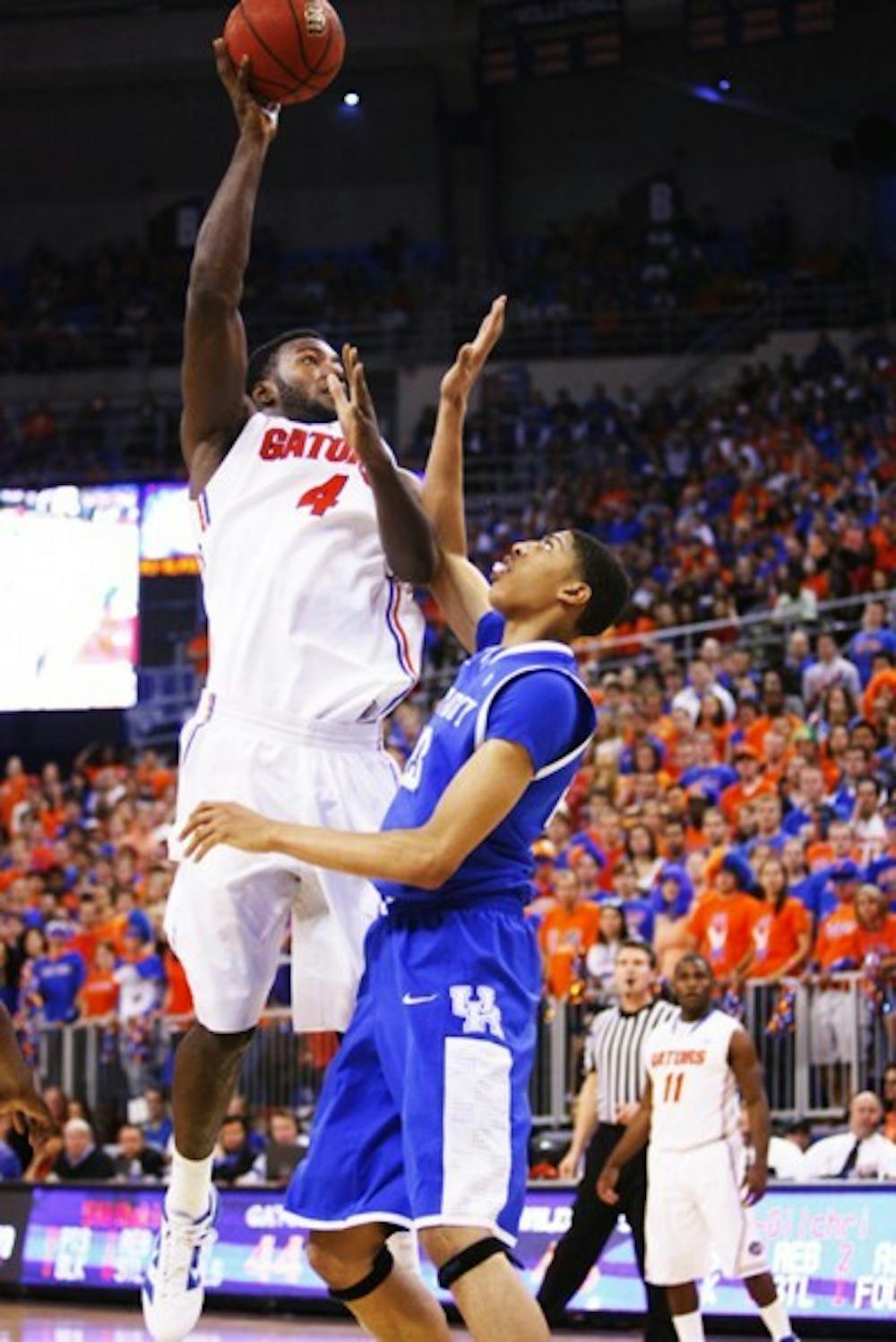 <p>Florida junior Patric Young scored a team-high 21 points on 10-of-15 shooting and hauled in nine rebounds against Anthony Davis and Kentucky, but could not prevent the Wildcats from notching their 16th win in SEC play.</p>