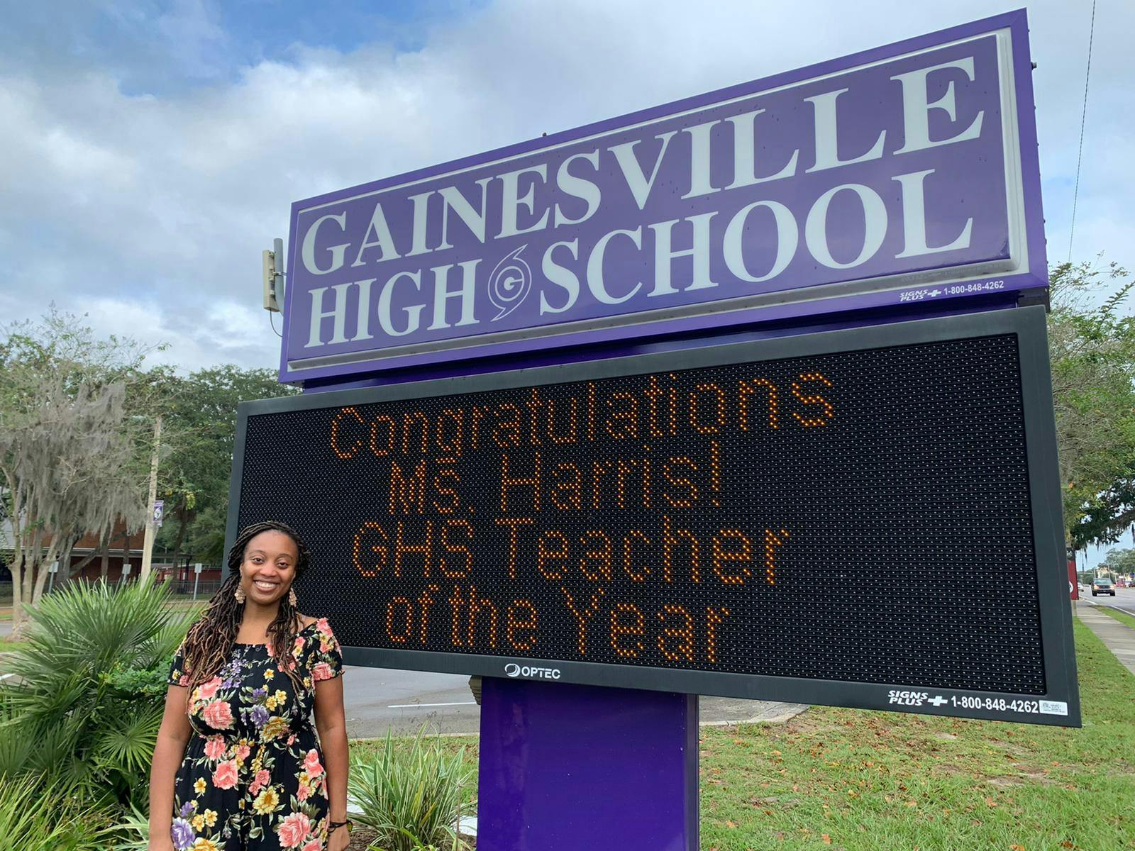 Photo of ACPS Teacher of the Year Nicole Harris [Courtesy of Jackie Johnson]