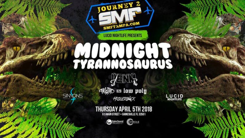 Florida-based dubstep producer Midnight Tyrannosaurus is one of various musicians bringing his talent to Gainesville this weekend.&nbsp;