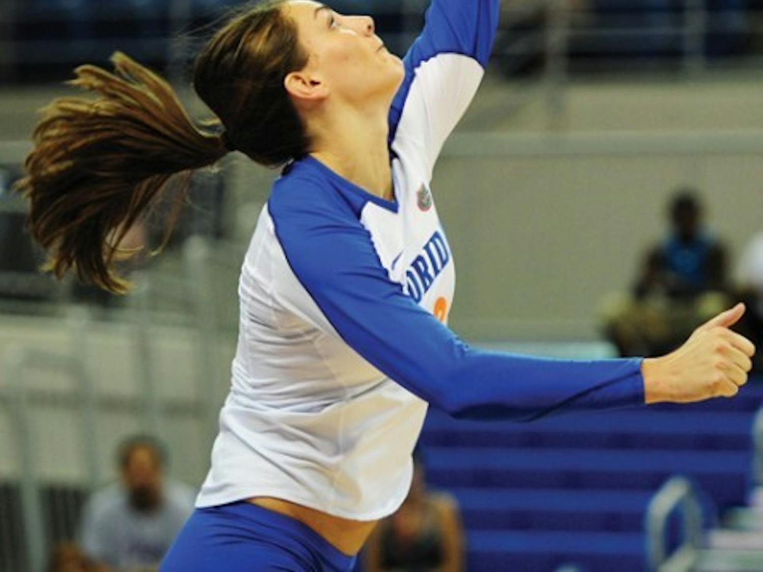 Senior setter Kelly Murphy hit a season-low .171 in Sunday’s loss to Tennessee at home.