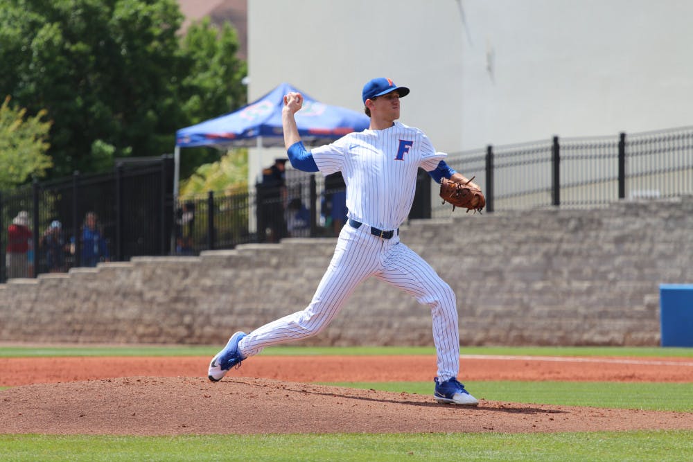 <p>Jackson Kowar threw his final game at McKethan Stadium as the Gators lost 3-2. Game 3 of the Super Regional is set for 8:30pm on Monday.</p>