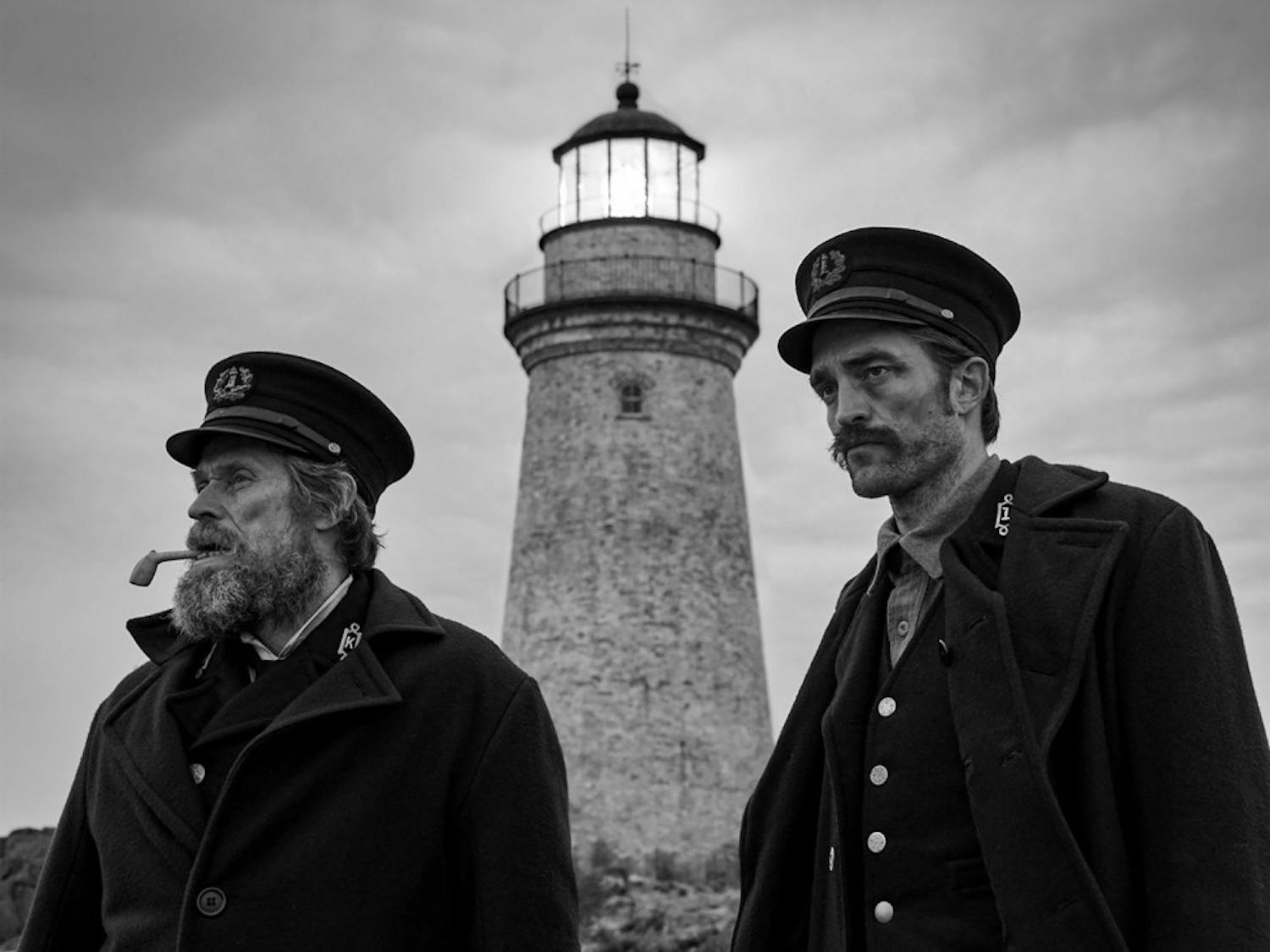 Williem Dafoe and Robert Pattinson in director Robert Eggers "The Lighthouse."