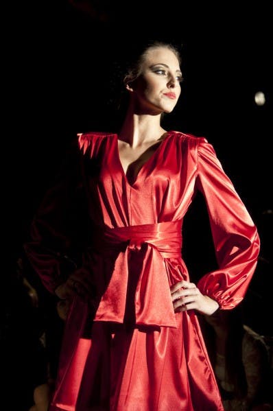 Local designer Jacquelyn Brooks also showed off her vintage designs on Saturday.