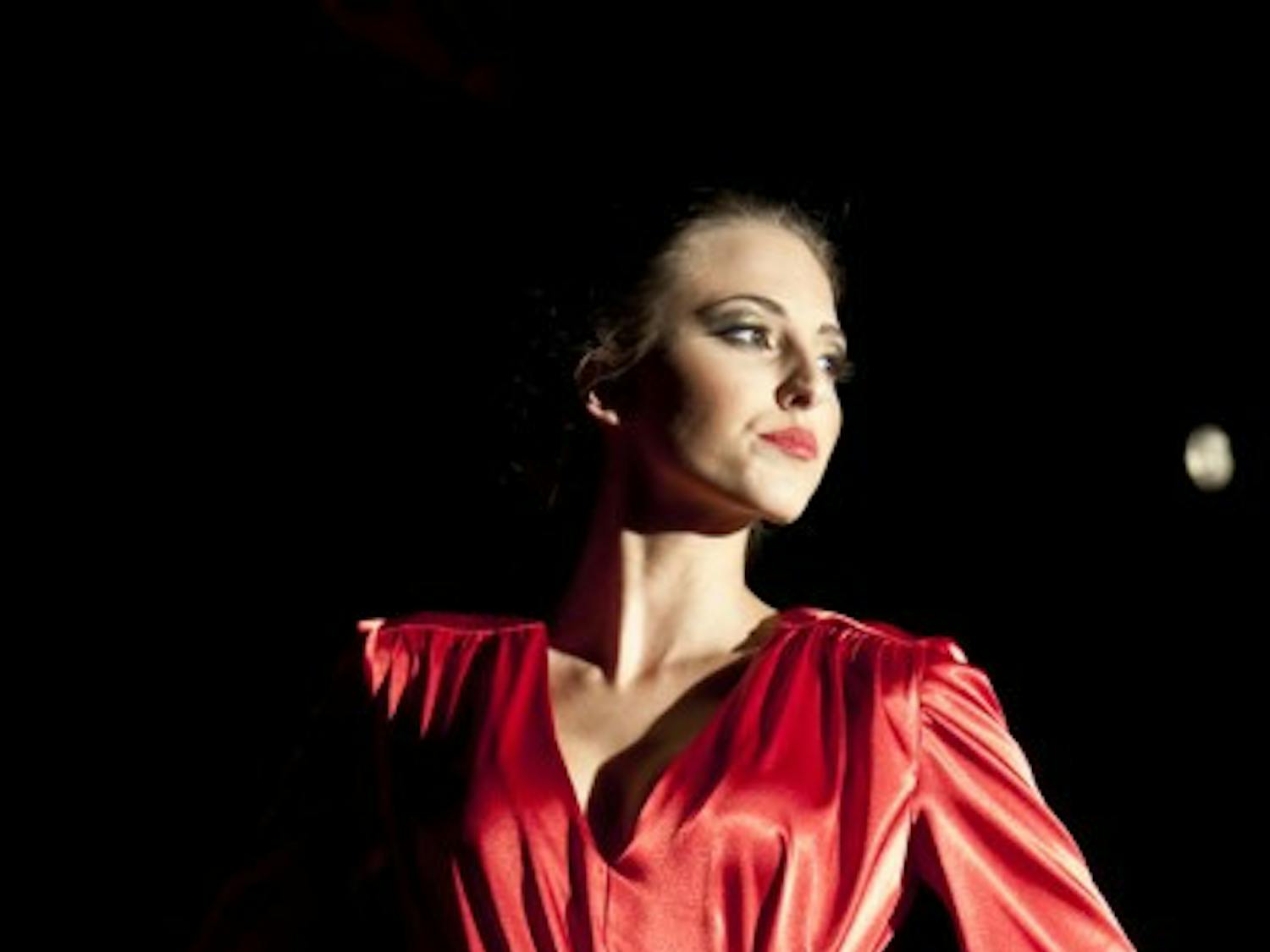 Local designer Jacquelyn Brooks also showed off her vintage designs on Saturday.