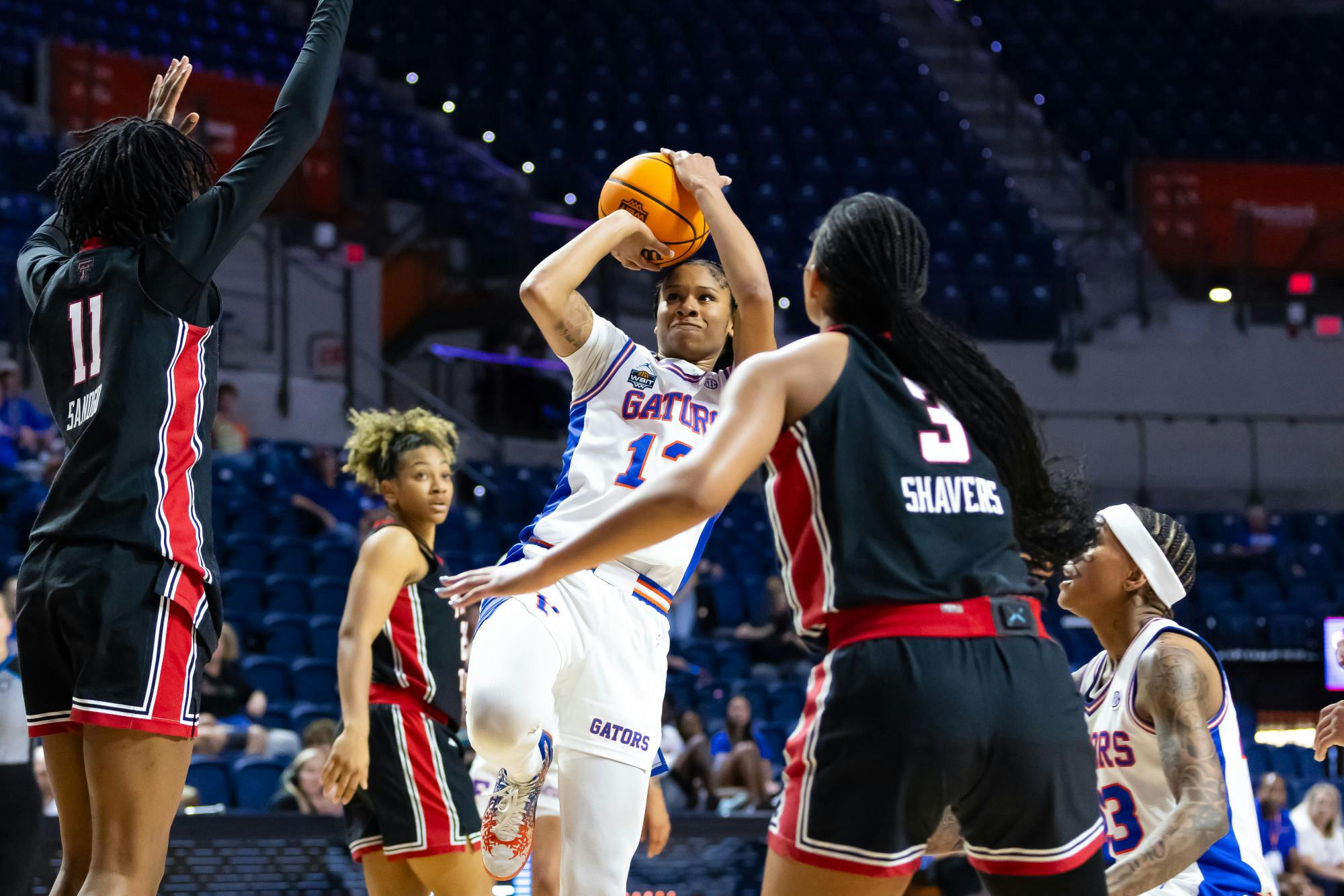 Florida&#x20;Gators&#x20;plays&#x20;against&#x20;Texas&#x20;Tech&#x20;for&#x20;the&#x20;WBIT&#x20;on&#x20;Thursday,&#x20;March&#x20;27th,&#x20;2025.