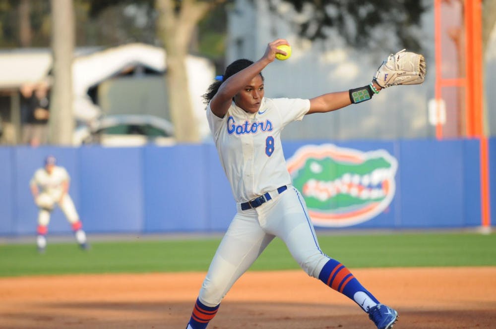 <p>Senior Aleshia Ocasio torched Ohio State for a no-hitter on Sunday evening.</p>