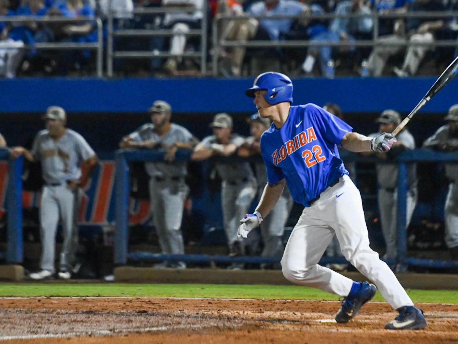 Catcher JJ Schwarz is 8-for-19 from the plate with a pair of home runs over the last five games.