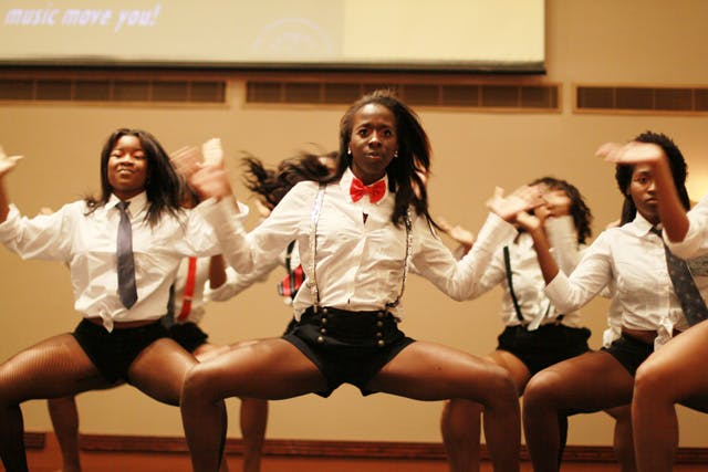 Black Student Union dance troupe Finesse performed for the second annual Multicultural Dance Night.