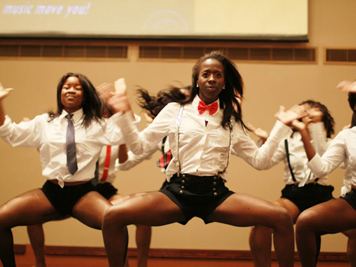 Black Student Union dance troupe Finesse performed for the second annual Multicultural Dance Night.