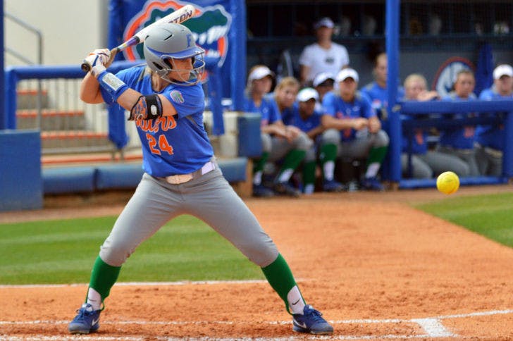 Kirsti Merritt bats during Florida’s 8-0 win against Mercer on March 12 at Katie Seashole Pressly Stadium.