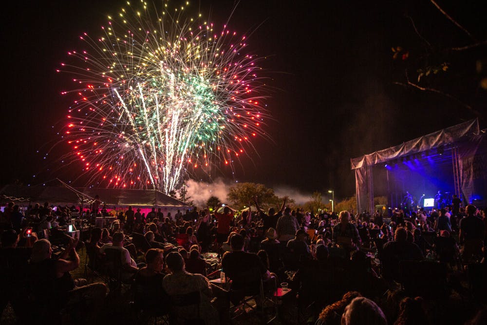 Fireworks and a large crowd marked last year’s Tom Petty Birthday Bash. This year's virtual event will celebrate what would have been Petty's 70th birthday.