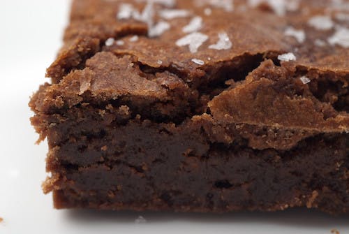 The salted fudge brownie makes for a delicious, feminism-inspired treat.