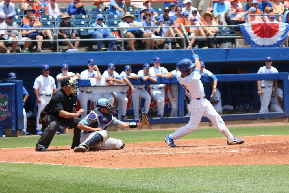<p>UF third baseman Jonathan India was drafted fifth overall by the Cincinnati Reds in the MLB Draft Monday night. Pitcher Brady Singer was also drafted in the first round by the Kansas City Royals. </p>