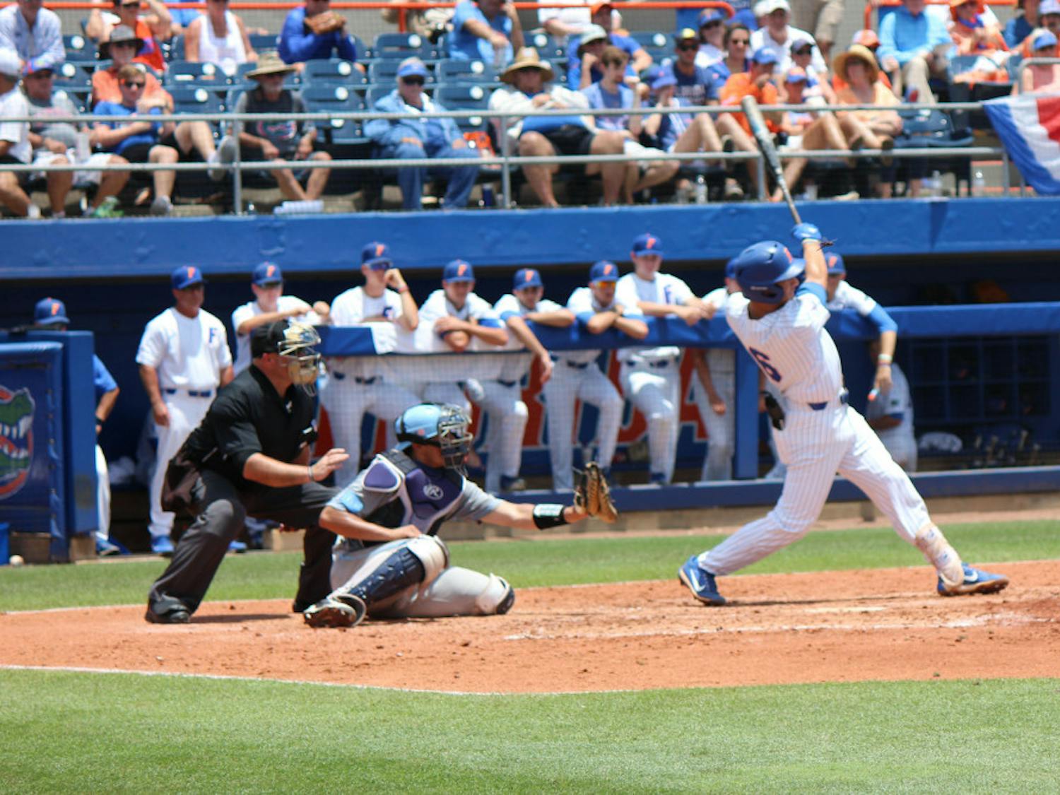 UF third baseman Jonathan India was drafted fifth overall by the Cincinnati Reds in the MLB Draft Monday night. Pitcher Brady Singer was also drafted in the first round by the Kansas City Royals.