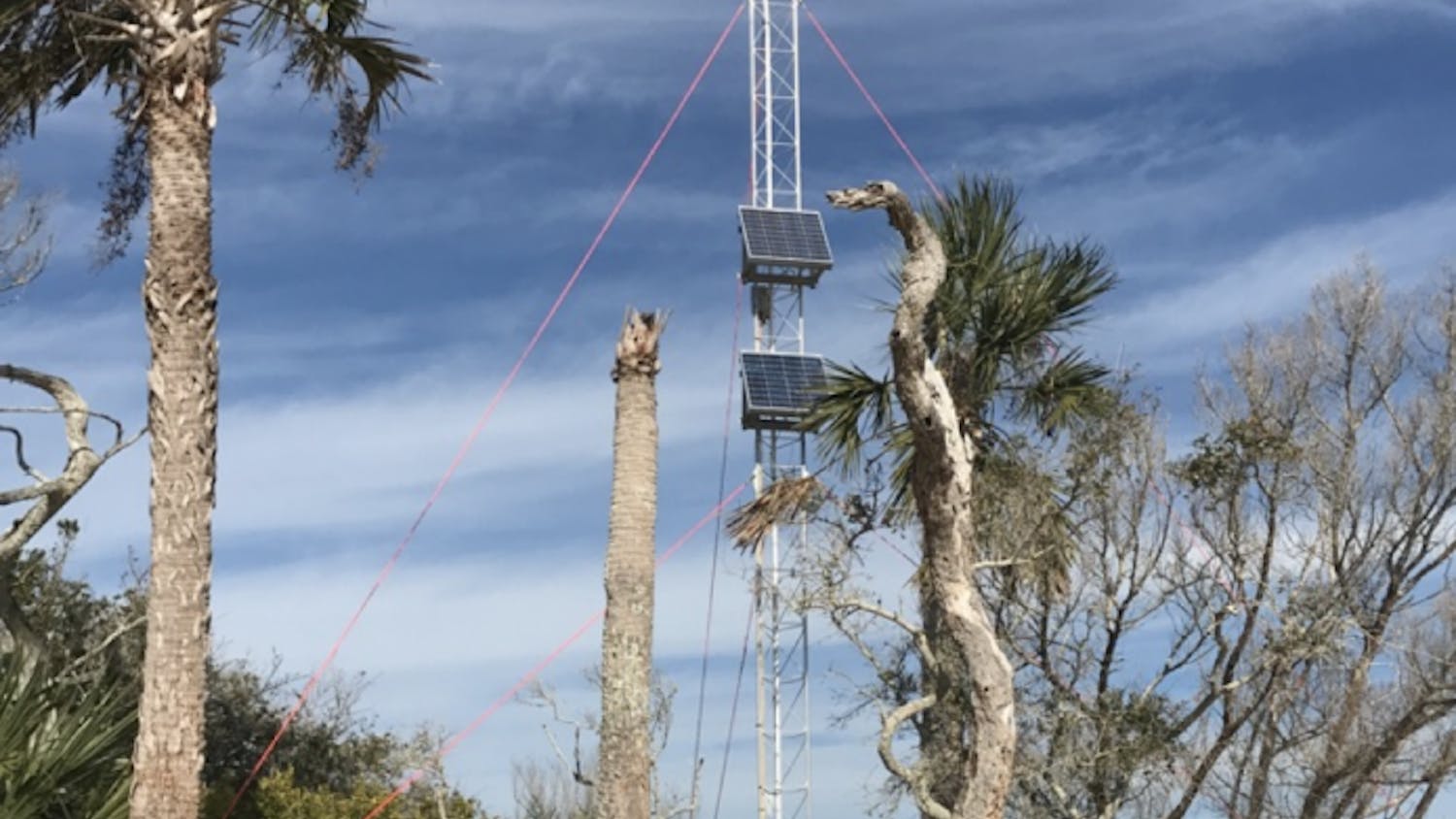 The iCoast team uses video-based monitoring of the Intracoastal Waterway to detect marine mammals and boat traffic.