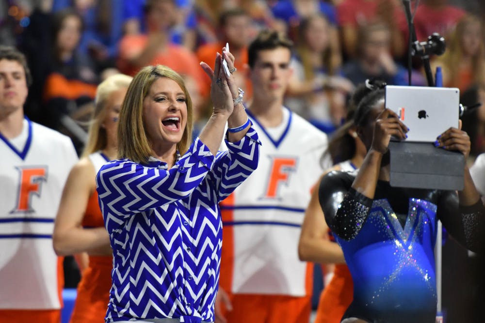 <p>Gymnastics coach Jenny Rowland said she wasn't thinking too much on her team's loss to LSU but instead was looking forward to tonight's matchup against Kentucky. <span id="docs-internal-guid-051da254-0d1b-794a-7b1b-de33867be509"><span>“I’m not one to look back and dwell from day to day,” she said.</span></span></p>