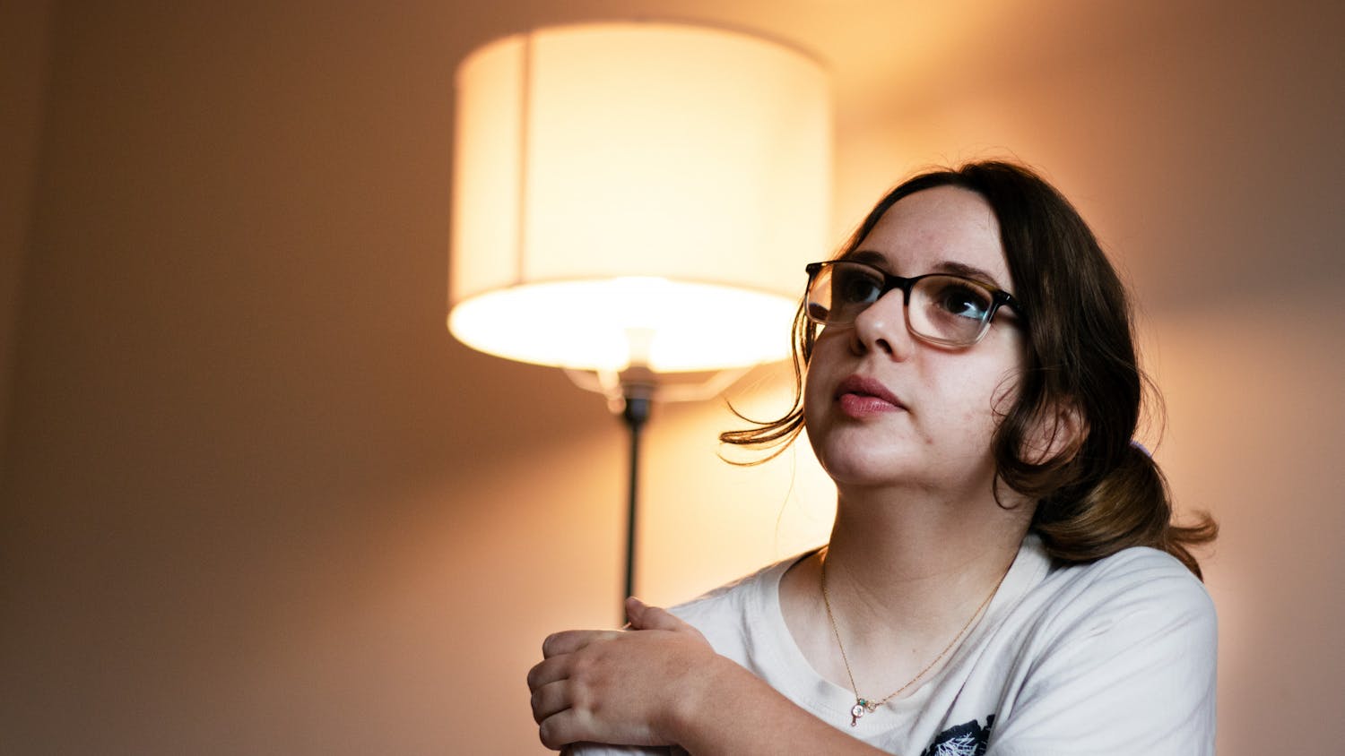 Eva Garcias Ferres, a 26-year-old graduate assistant at UF, talks about her journey as an international graduate student Thursday, Feb. 2, 2023.