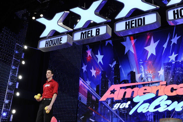 UF marketing sophomore David Ferman, 19, prepares to perform in front of judges on “America’s Got Talent” on May 9 in Chicago. Ferman has advanced to the Las Vegas rounds, which will air Tuesday and Wednesday on NBC.
&nbsp;