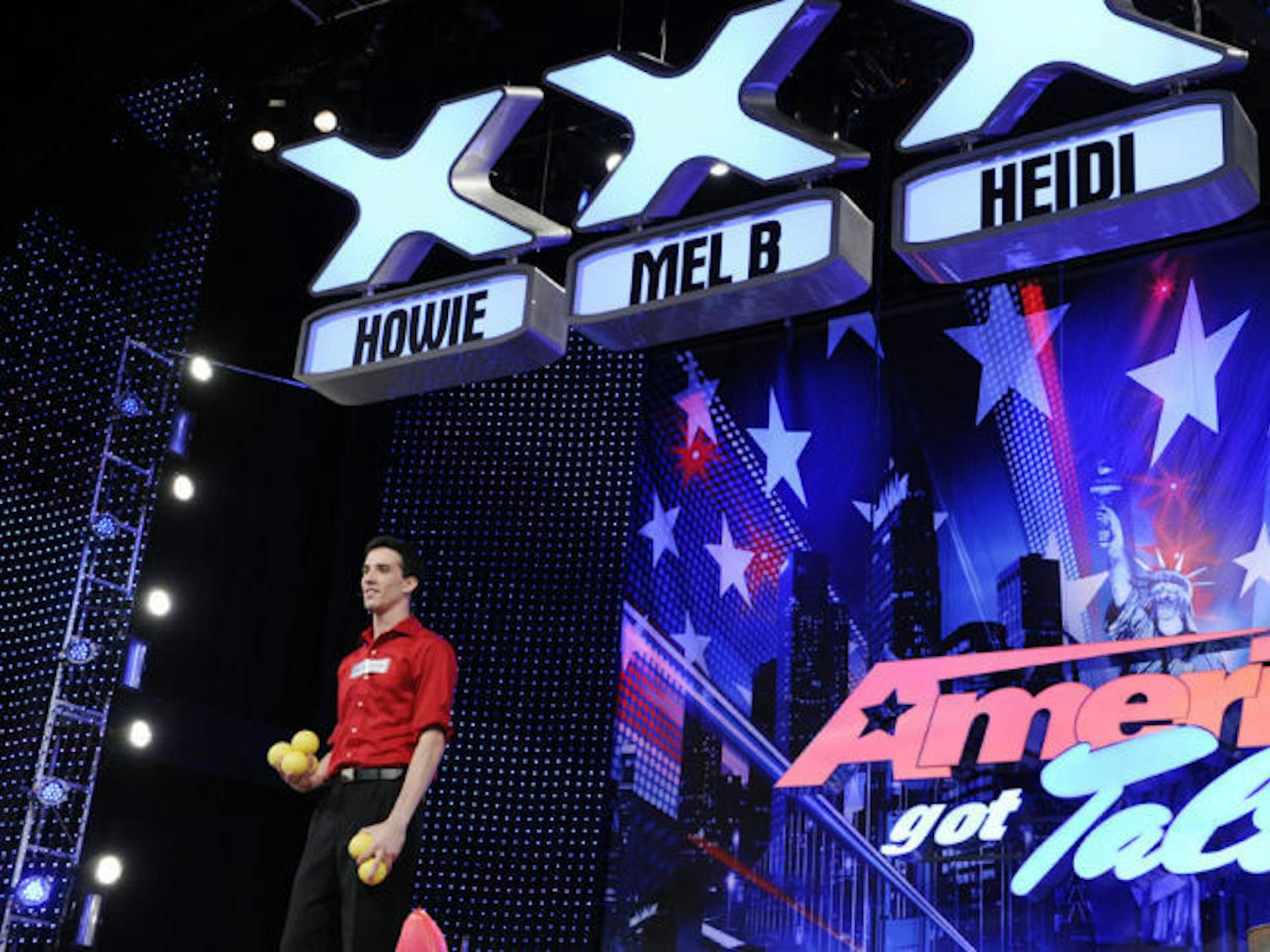 UF marketing sophomore David Ferman, 19, prepares to perform in front of judges on “America’s Got Talent” on May 9 in Chicago. Ferman has advanced to the Las Vegas rounds, which will air Tuesday and Wednesday on NBC.
